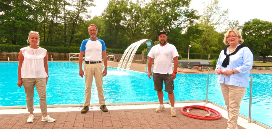 Empfang im Freibad Ruwertal