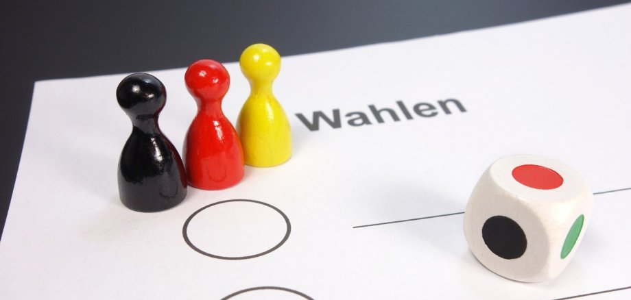 Grafik zur anstehenden Wahl