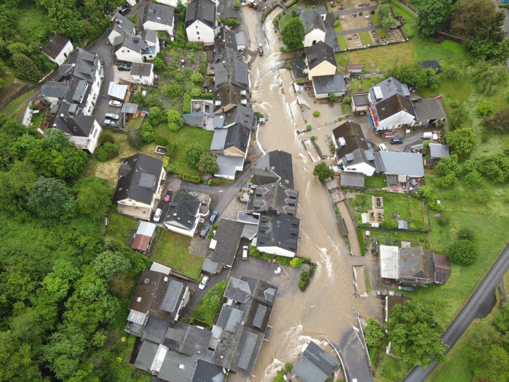 Hochwasser in Riveris