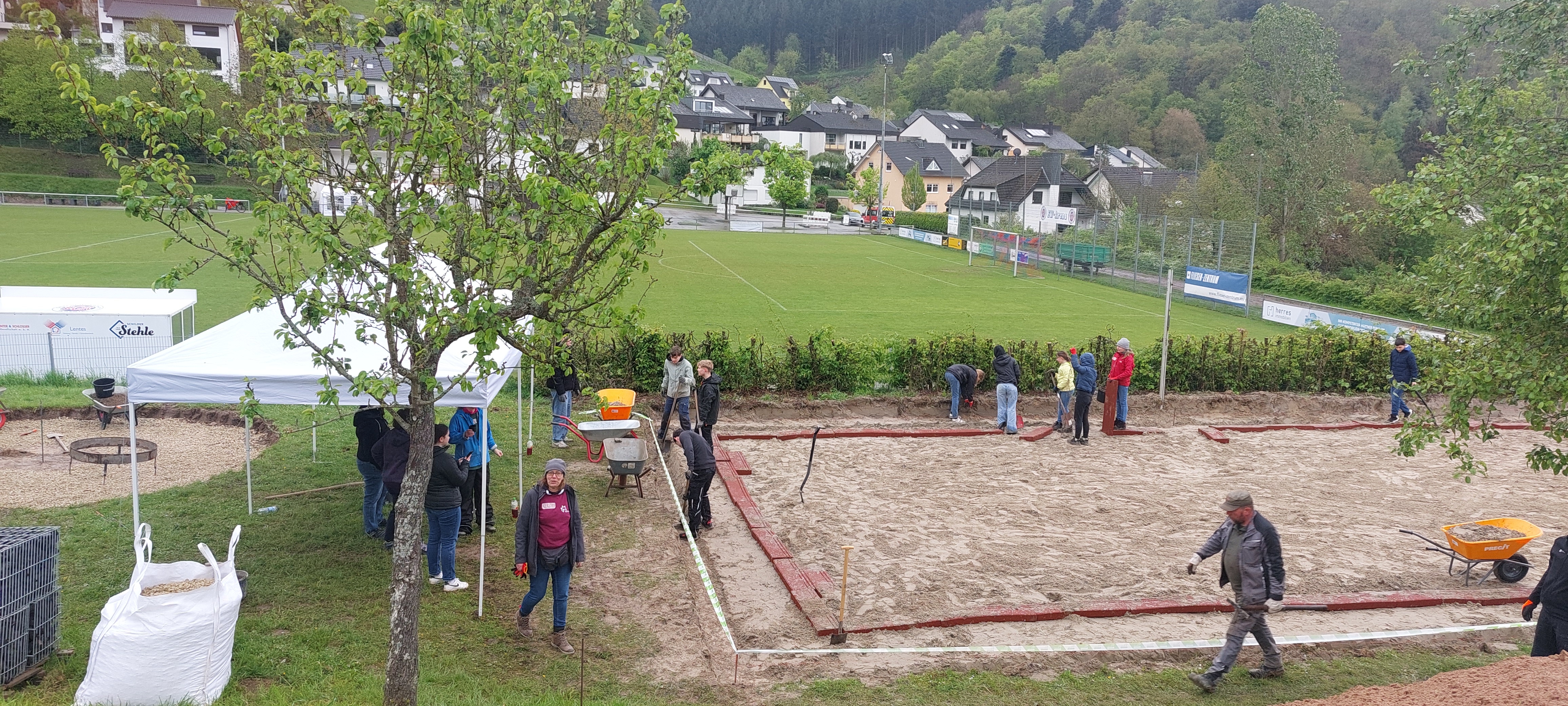 Beachvolleyballfeld Kasel