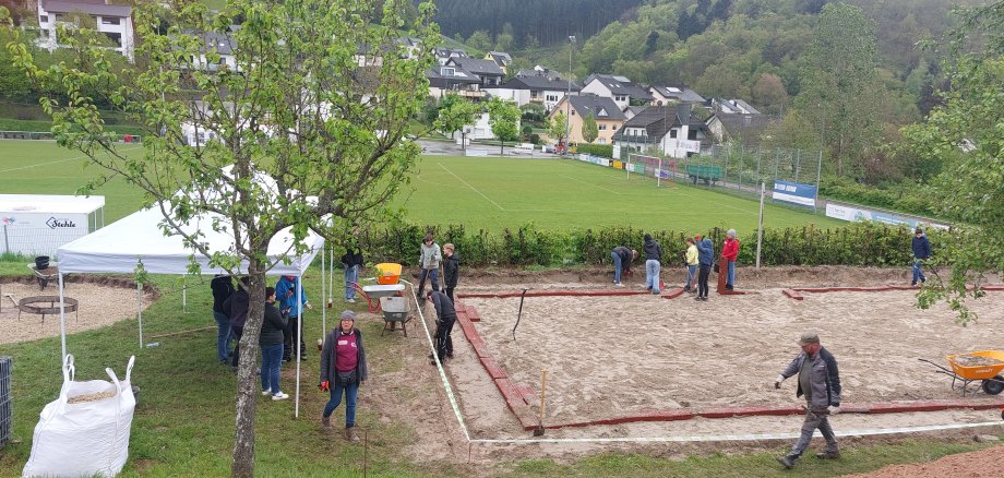 Beachvolleyballfeld Kasel