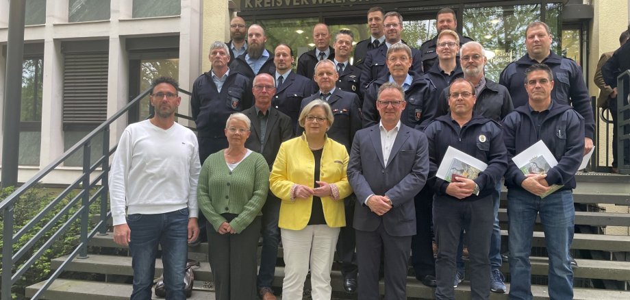 Gruppenfoto Feuerwehrehrung