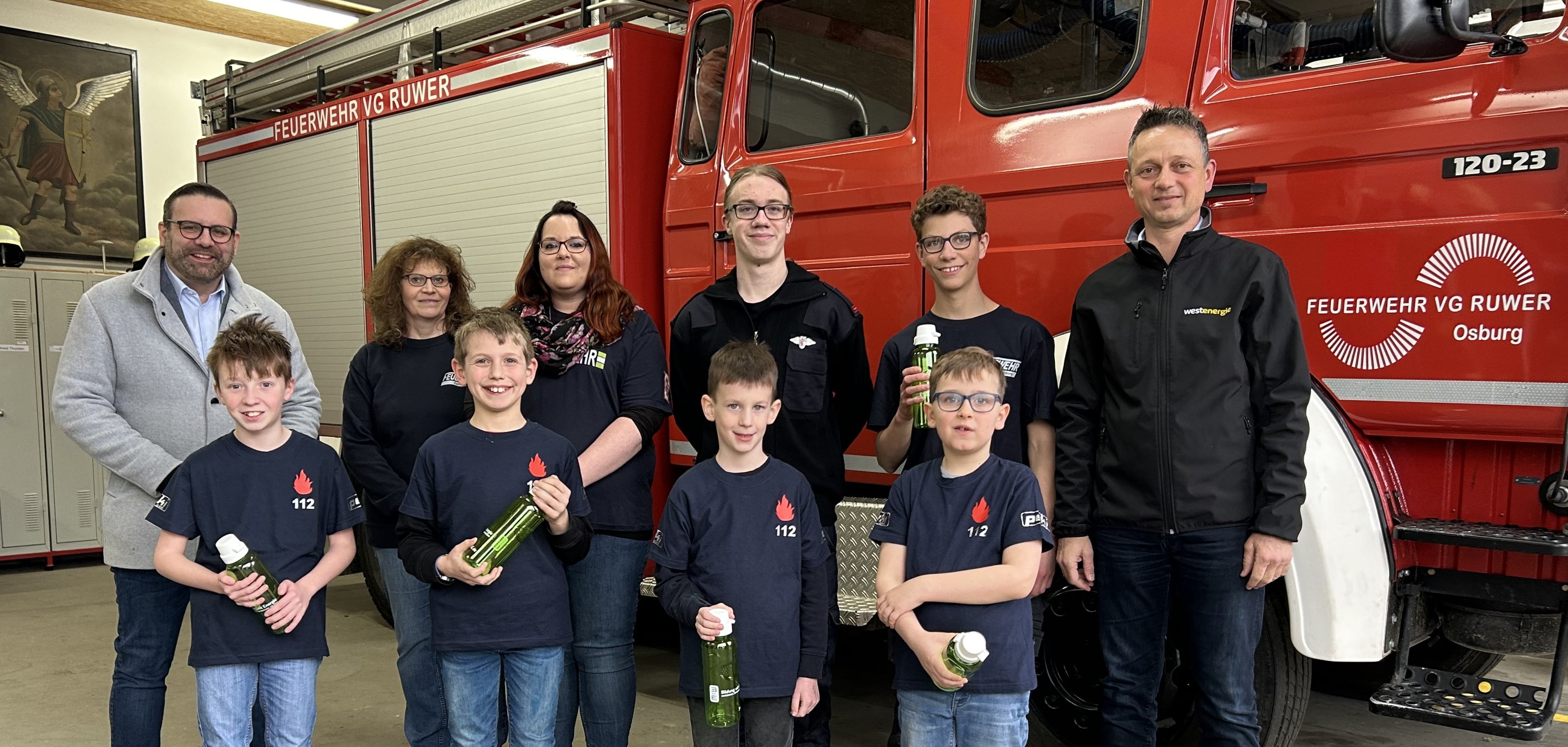Gruppenfoto Bambinifeuerwehr Osburg