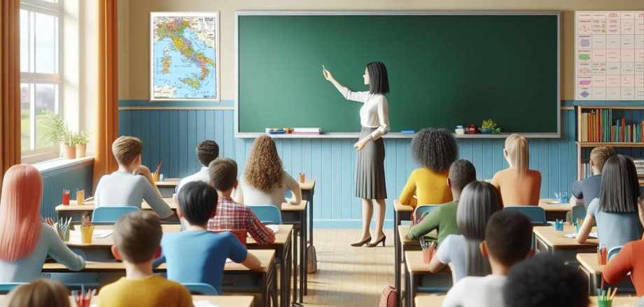 KI Bild Klassenzimmer