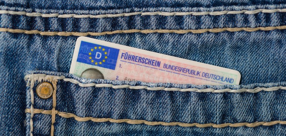 Führerschein in Hosentasche
