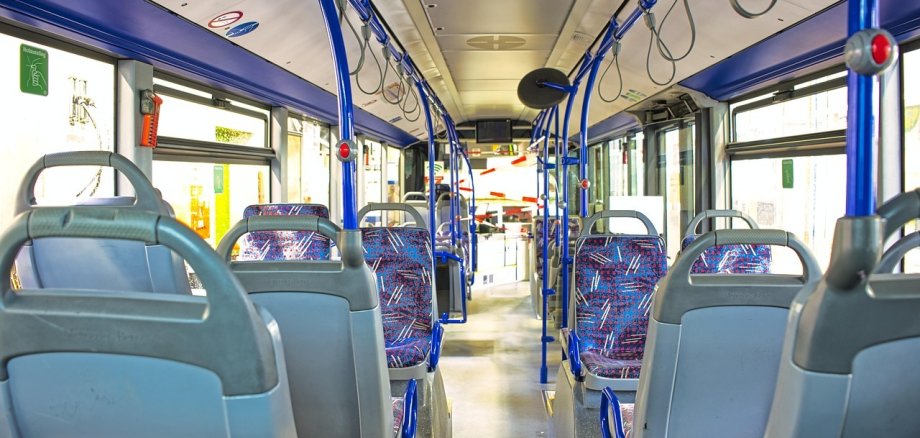 Innenansicht von Linienbus