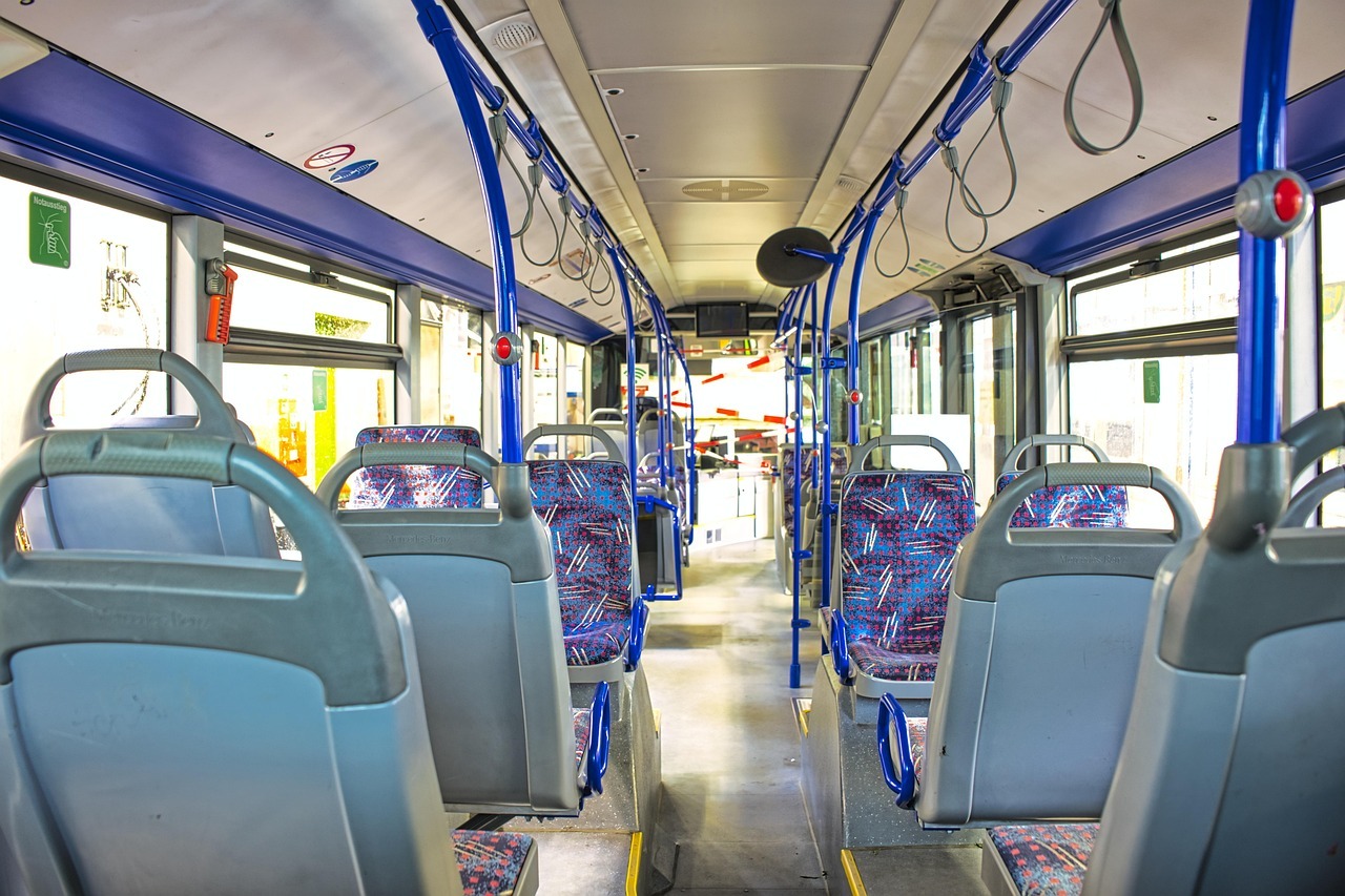 Innenansicht von Linienbus