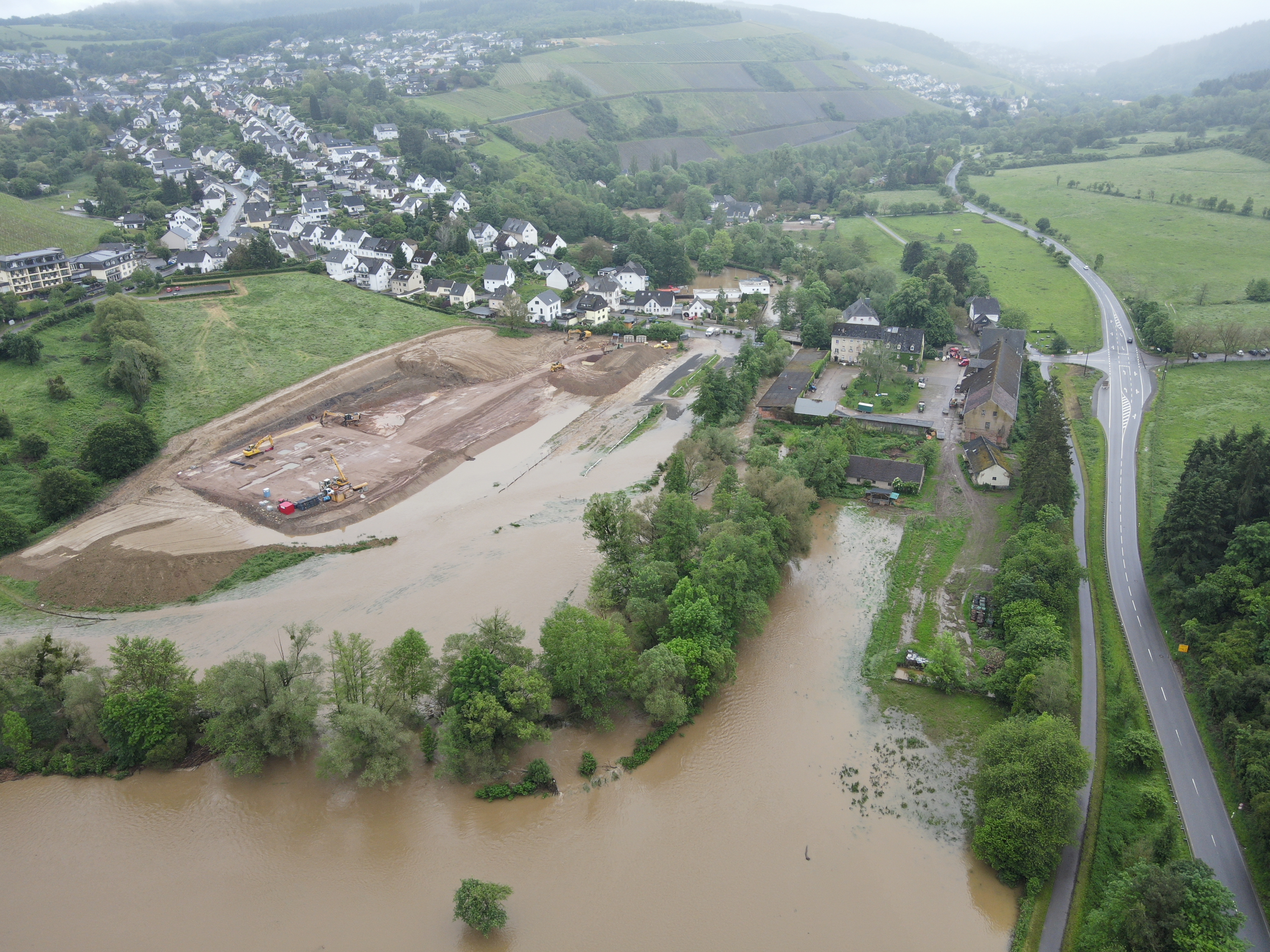Hochwasser in Mertesdorf