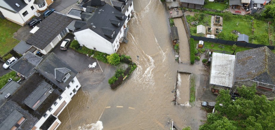 Hochwasser in Riveris