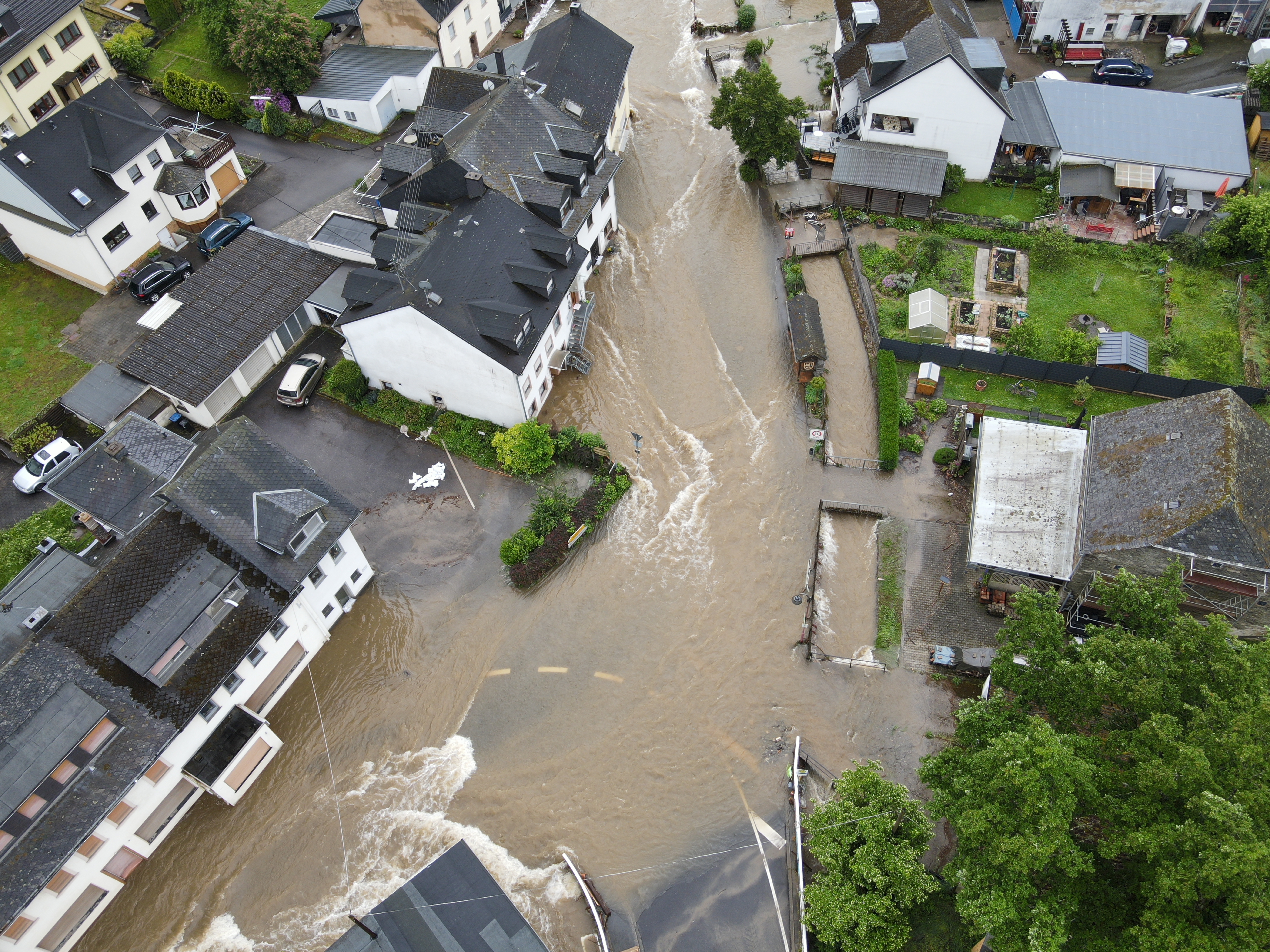 Hochwasser in Riveris