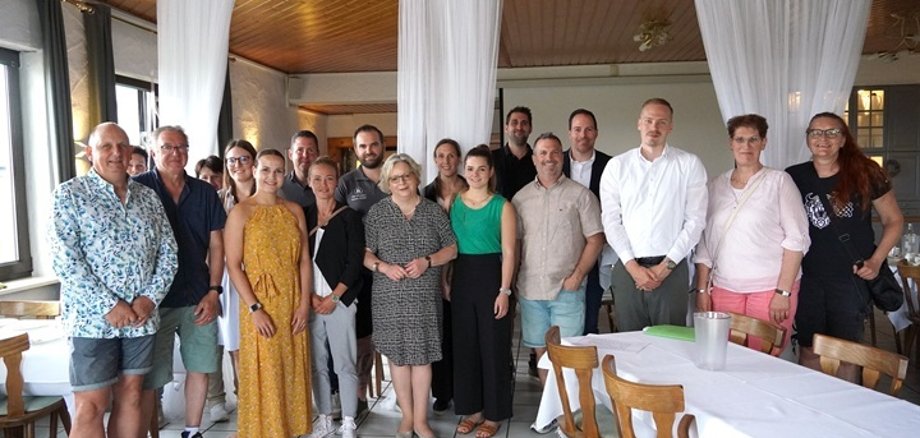 Gruppenfoto von Unternehmern