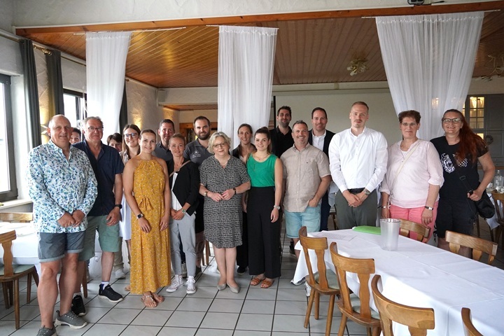 Gruppenfoto von Unternehmern