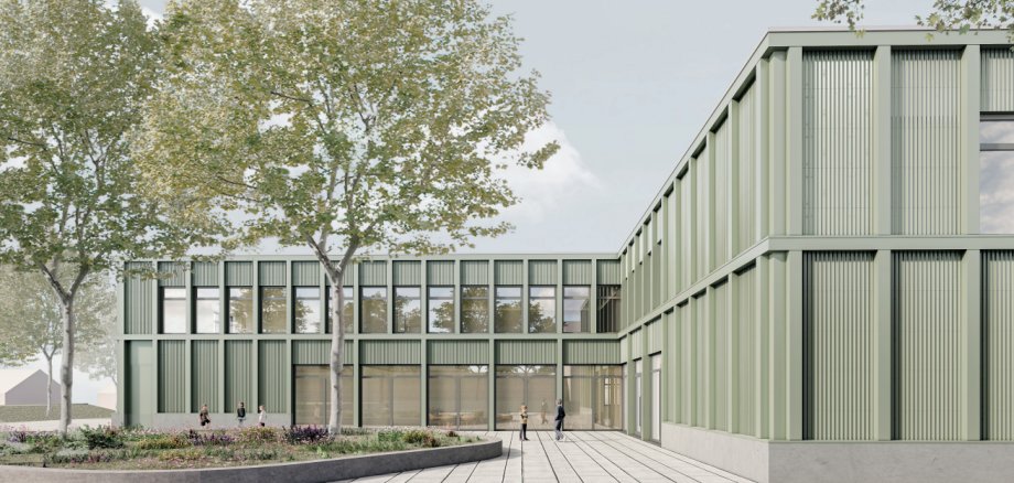 Modell der geplanten Grundschule in Osburg