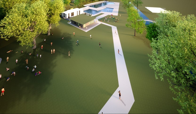 Grafik der Sanierungspläne vom Freibad Ruwertal