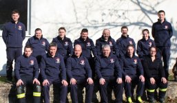 Gruppefoto Feuerwehrmänner